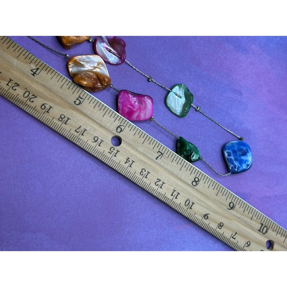 Mother of Pearl Shell Necklace‎ Fruit bowl Spring Easter 18